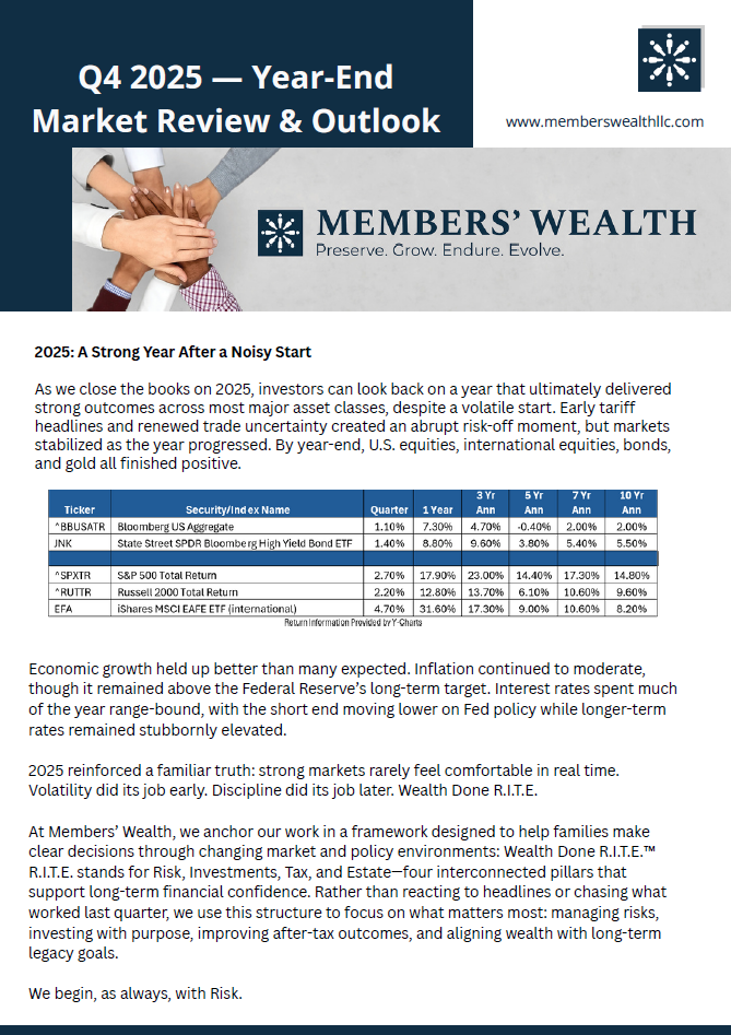 Quarterly Newsletter Q4 2025
