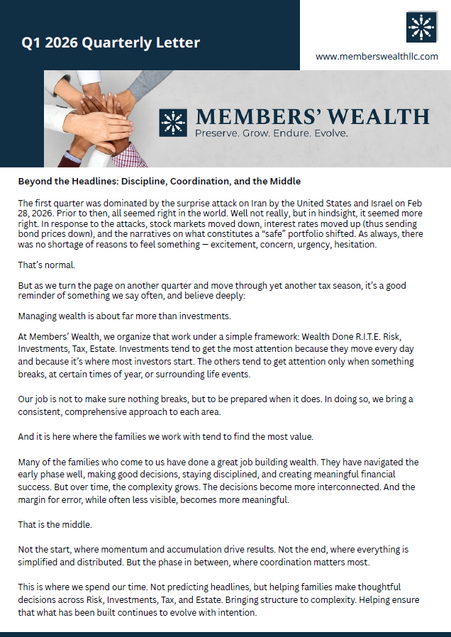 Quarterly Newsletter Q1 2026